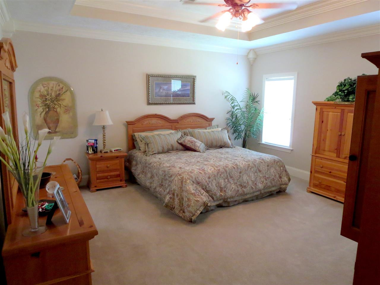 3739 Moncure Marble Road Terry, MS 39170 - Photo 15 of 49 Trace ceiling and huge master suite!