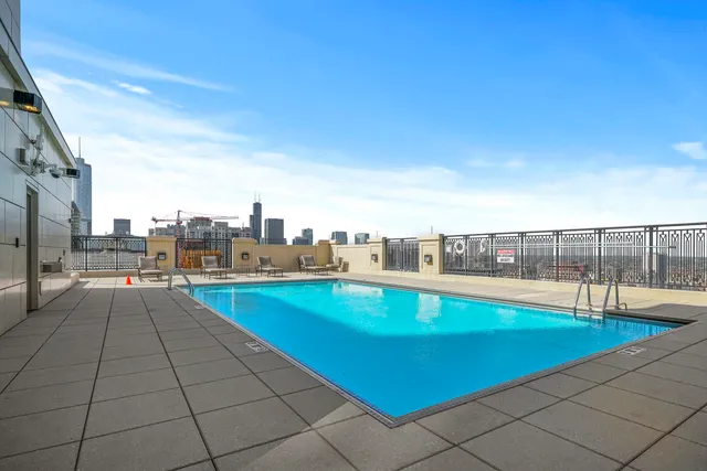 a view of a city with tall buildings