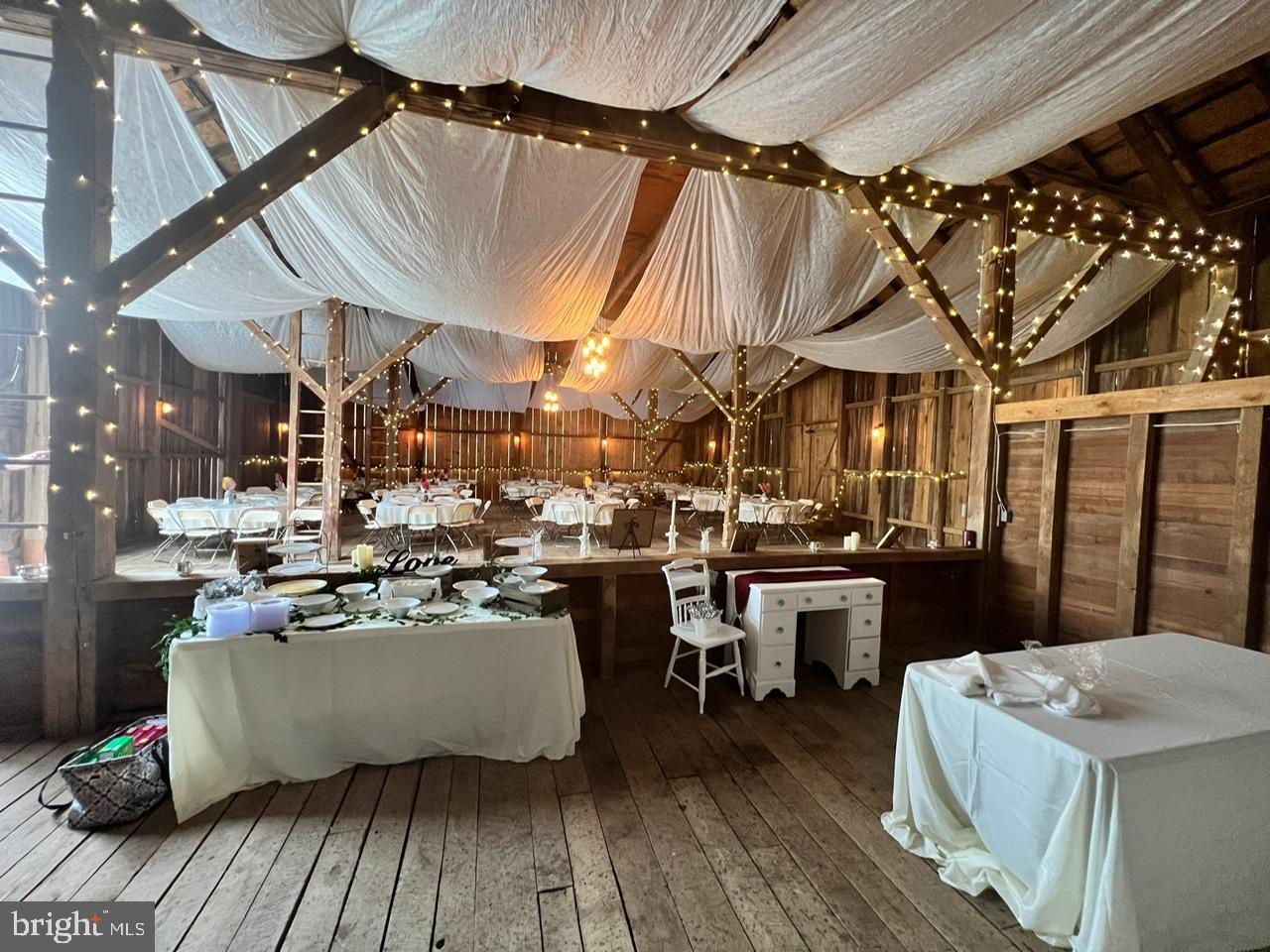 19403 Burnside Bridge Road Keedysville, MD 21756 - Photo 23 of 64 Inside barn setup for events