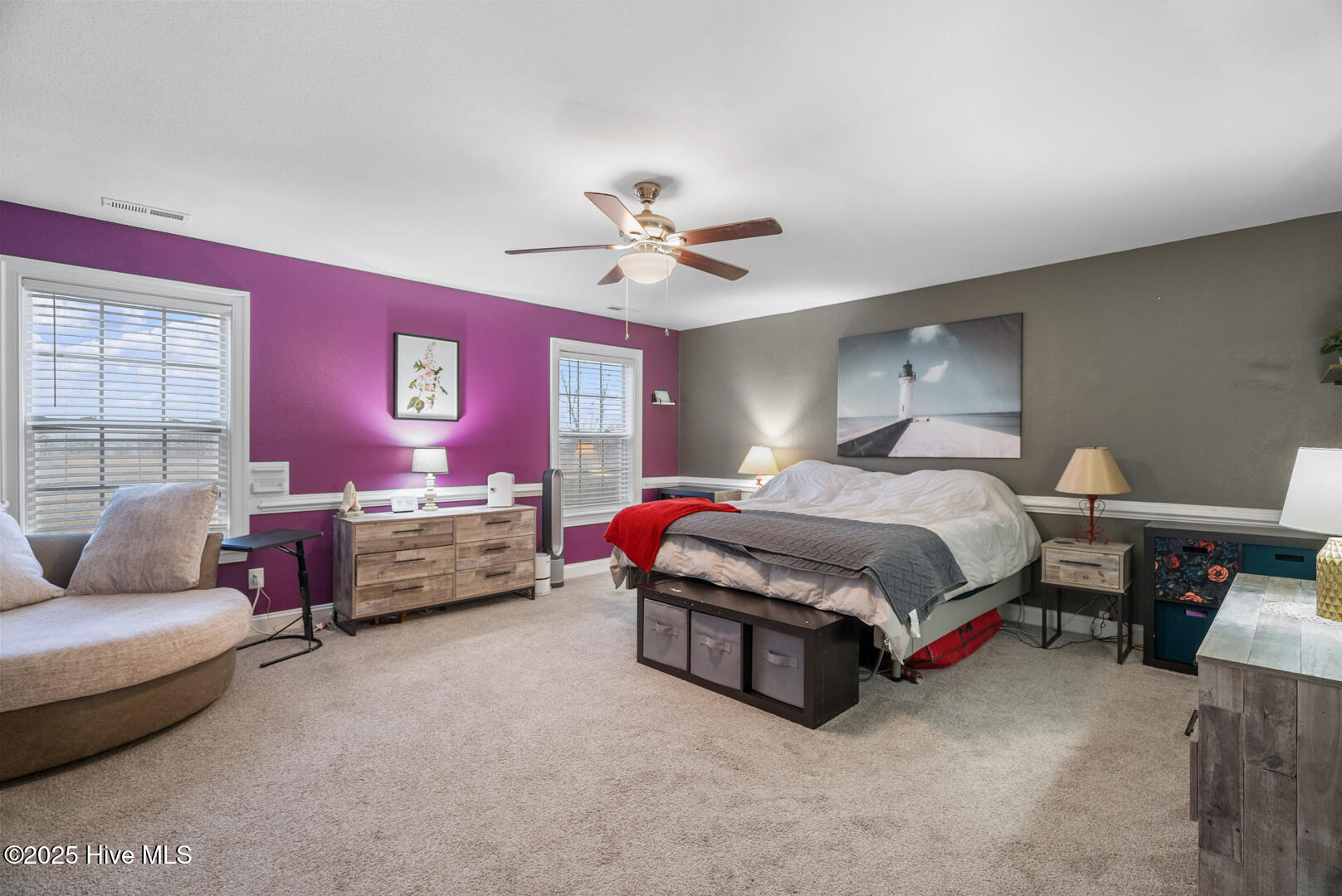 166 St Andrews Road Moyock, NC 27958 - Photo 37 of 51 Large 2nd floor primary bedroom with large his and her closets