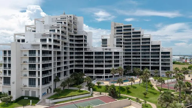 a view of a city with tall buildings