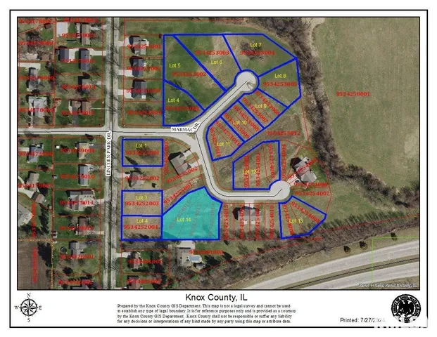 $45,000 | Lot 14 Marmac Court, Galesburg, IL 61401