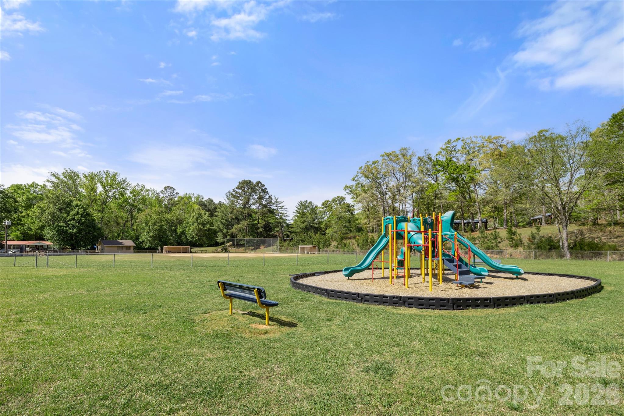 1109 Marion Street Lancaster, SC 29720 - Photo 30 of 44 a view of a park with swings