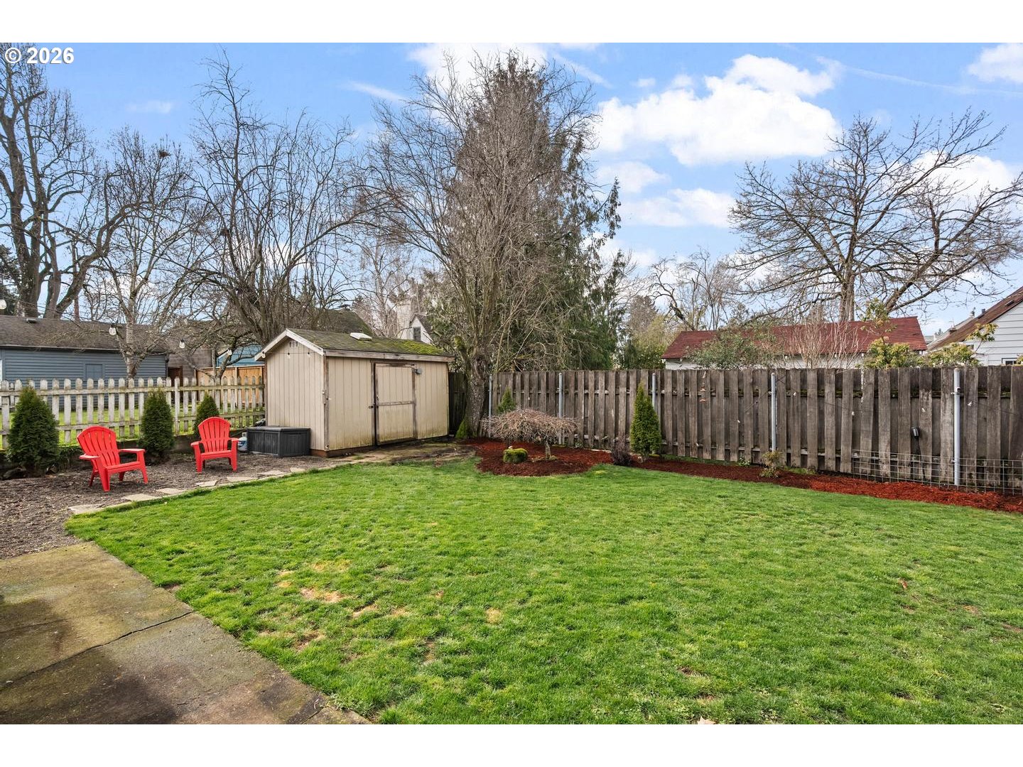 3825 Northeast 63rd Avenue Portland, OR 97213 - Photo 38 of 43 a view of a back yard with green space