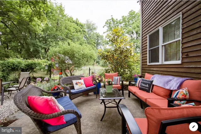 a outdoor space with patio