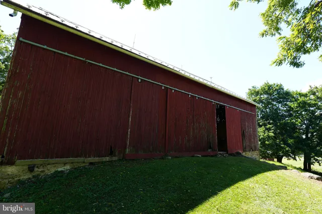 a backyard of a house
