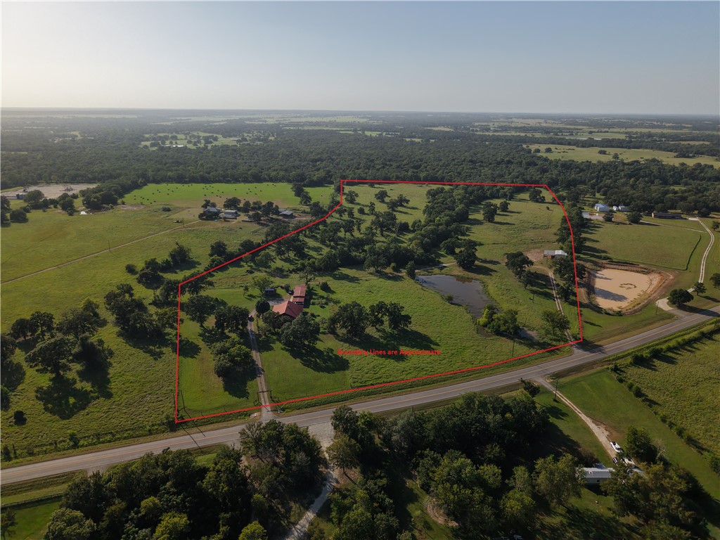 16403-16515 Macey Road Hearne, TX 77859 - Photo 1 of 46 Aerial View - with Boundary Indication