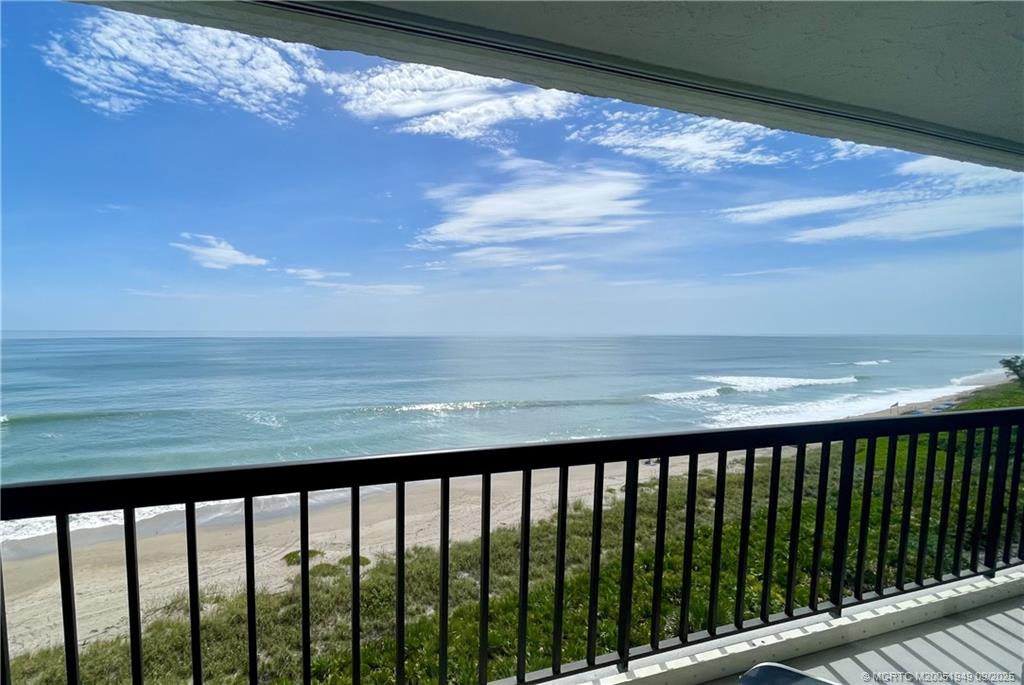10680 South Ocean Drive, Unit 705 Jensen Beach, FL 34957 - Photo 11 of 45 a balcony with an outdoor space