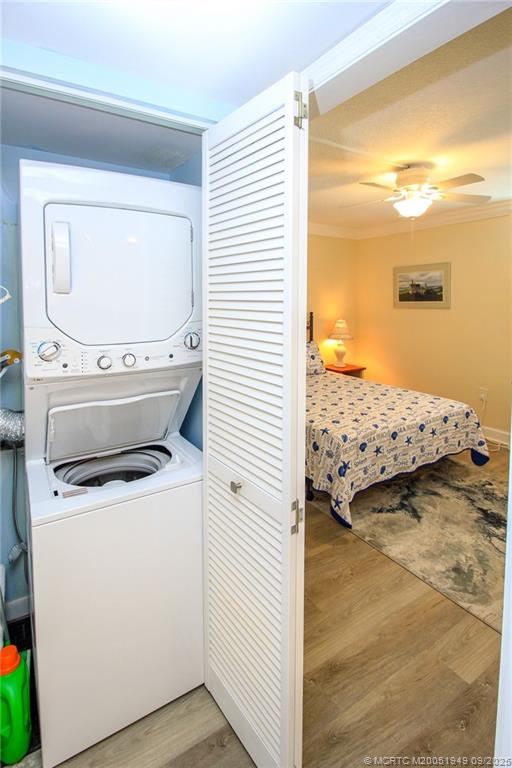 10680 South Ocean Drive, Unit 705 Jensen Beach, FL 34957 - Photo 21 of 45 a utility room with washer and dryer