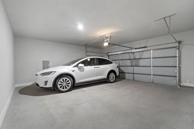 a view of a car garage