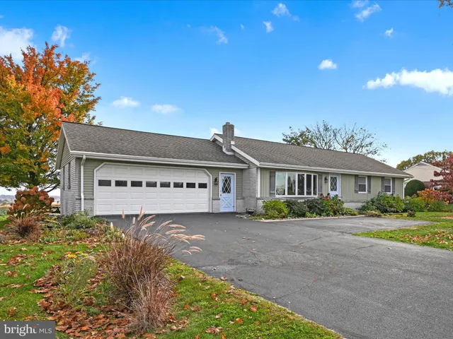 a house view with a garden space