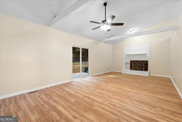 wooden floor in an empty room