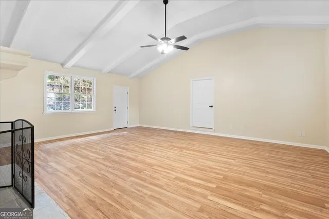 a view of an empty room