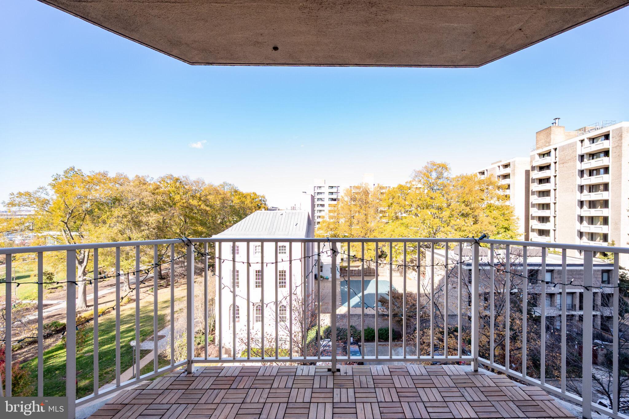 560 N Street Southwest, Unit N503 Washington, DC 20024 - Photo 22 of 35 a view of balcony with furniture