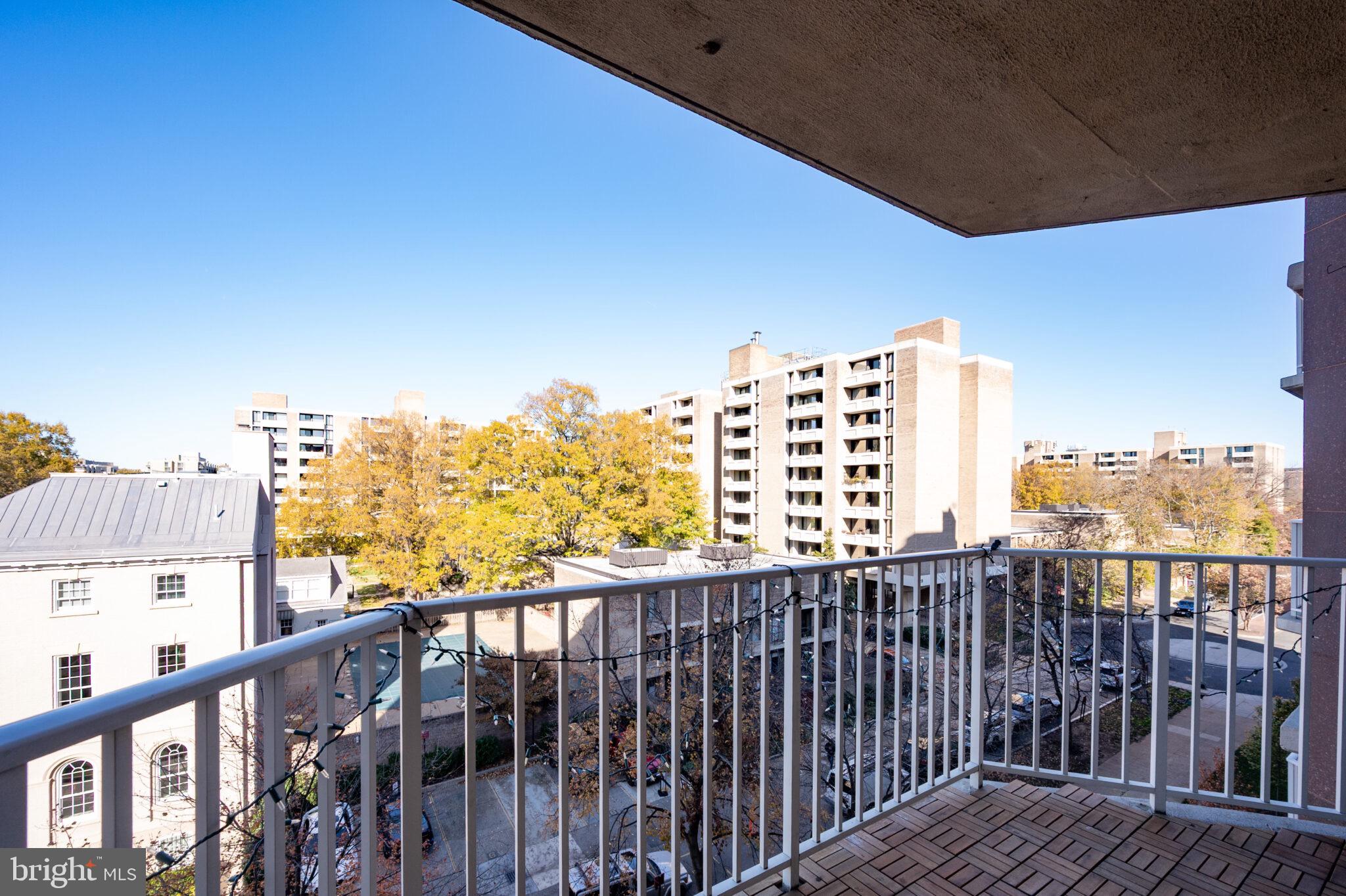 560 N Street Southwest, Unit N503 Washington, DC 20024 - Photo 23 of 35 a view of city from a balcony