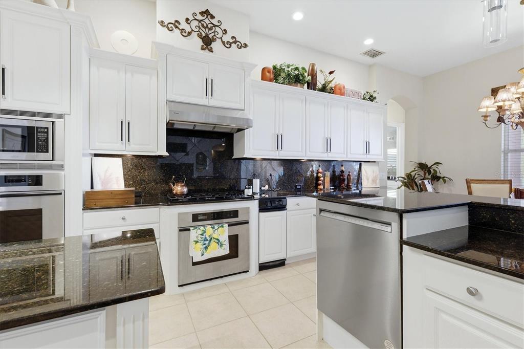 1007 3rd Street East Palmetto, FL 34221 - Photo 11 of 44 a kitchen with stainless steel appliances granite countertop a sink and cabinets