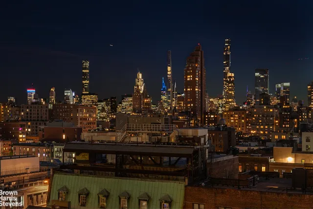 a view of city from a balcony