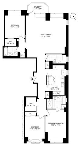 $4,500,000 | 160 West 86th Street, Unit 10B | Upper West Side