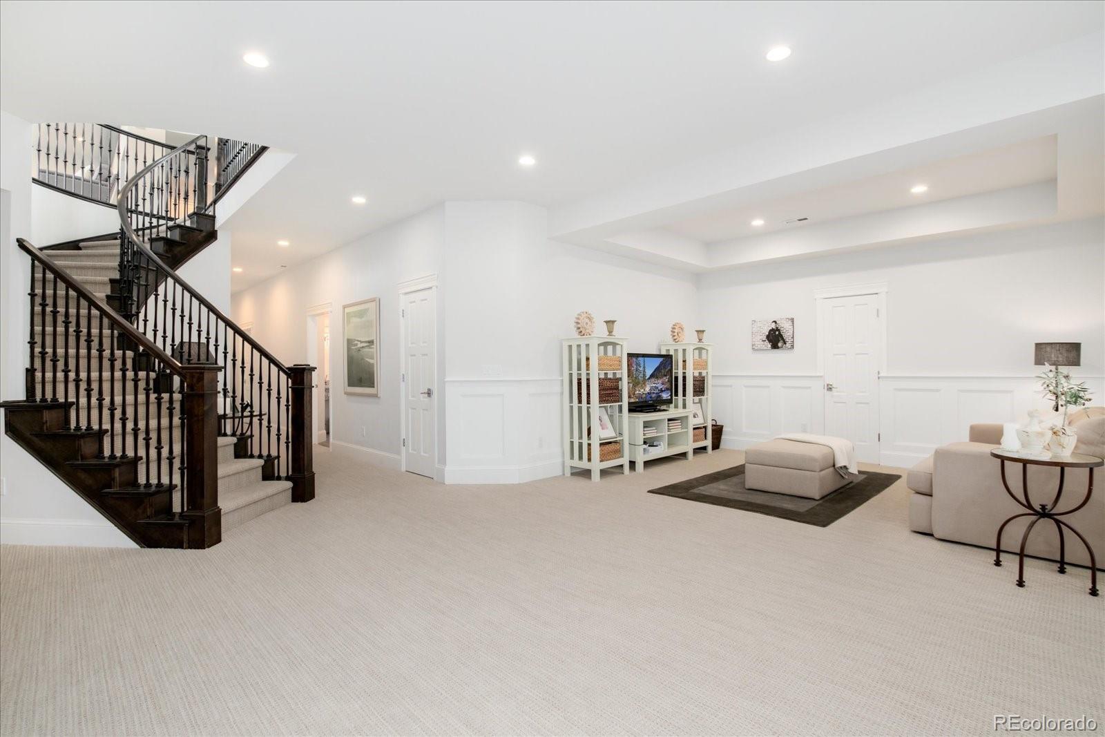 10890 Rainribbon Road Highlands Ranch, CO 80126 - Photo 34 of 40 a view of a room with gym equipment