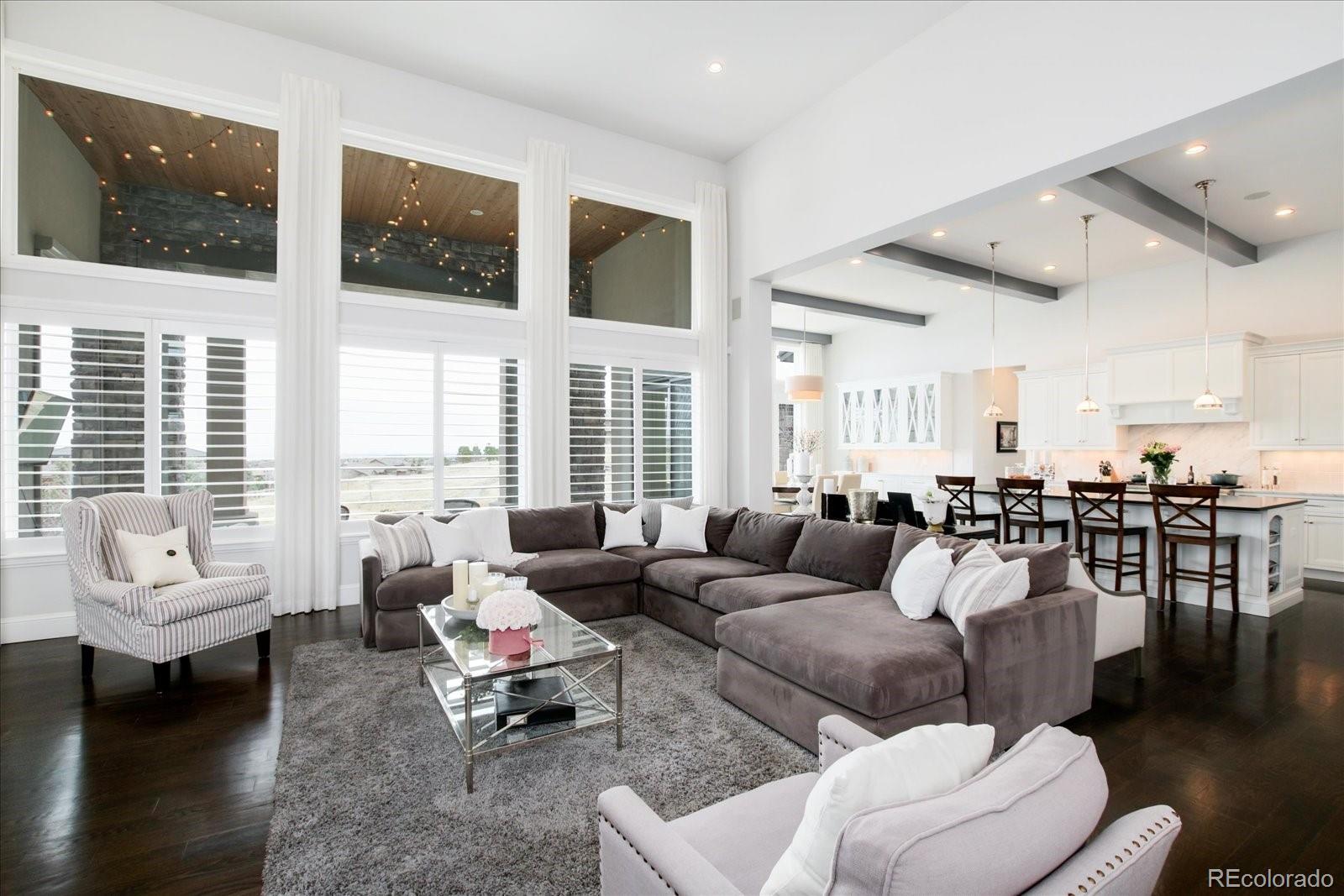 10890 Rainribbon Road Highlands Ranch, CO 80126 - Photo 5 of 40 a living room with furniture and a flat screen tv