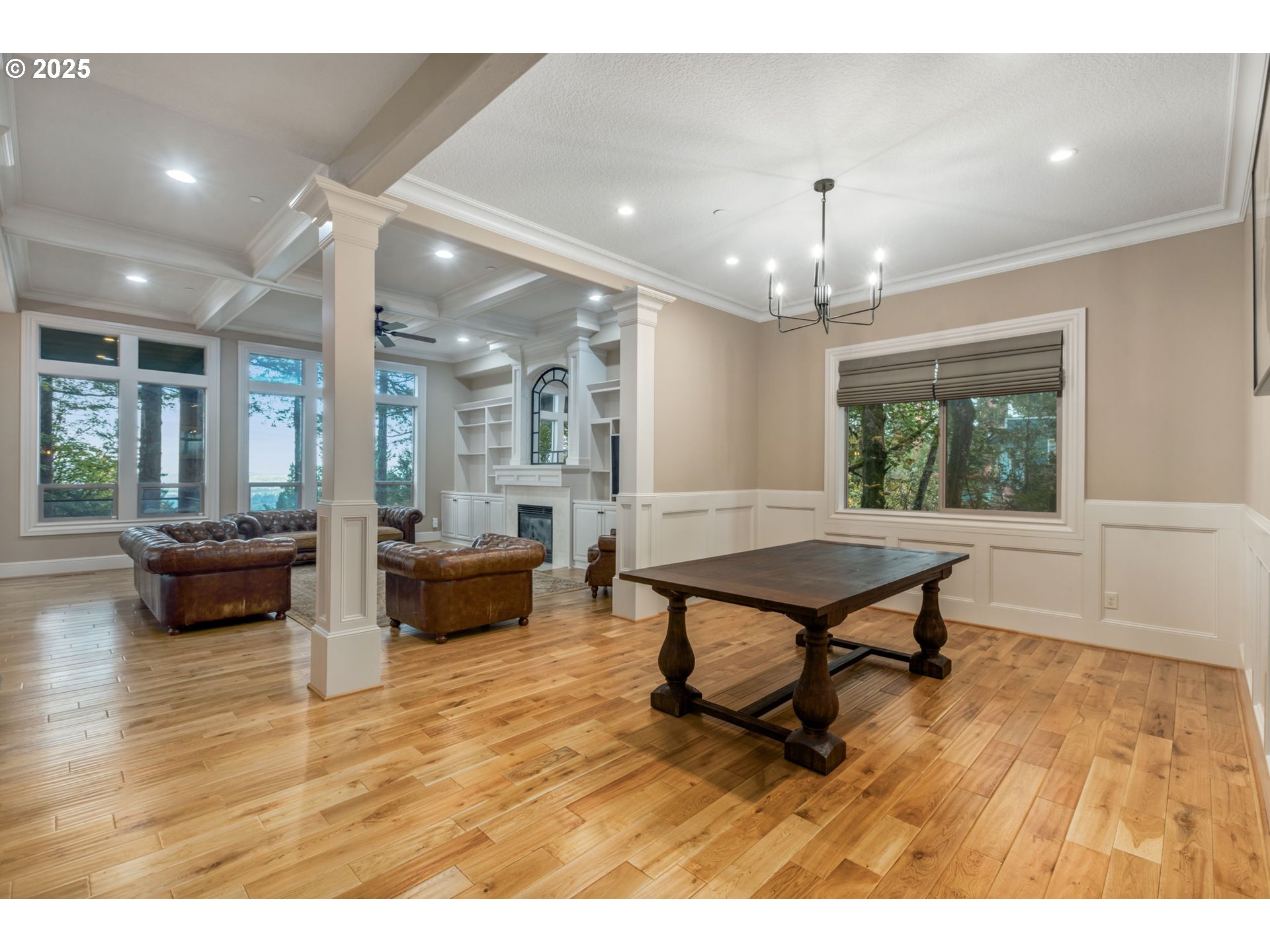 4530 Southwest Council Crest Drive Portland, OR 97239 - Photo 15 of 43 a living room with furniture and a wooden floor