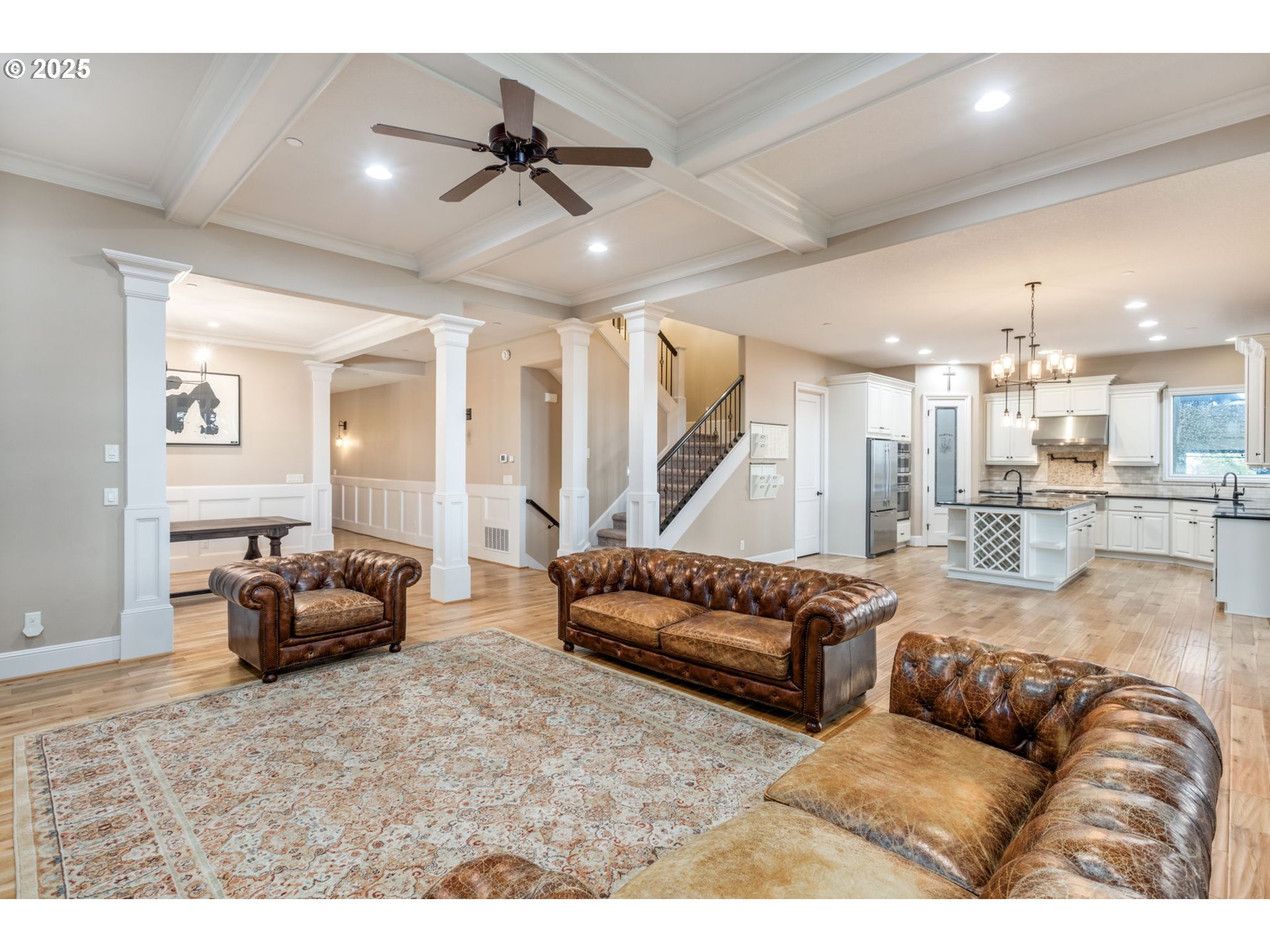 4530 Southwest Council Crest Drive Portland, OR 97239 - Photo 6 of 43 a living room with furniture and wooden floor