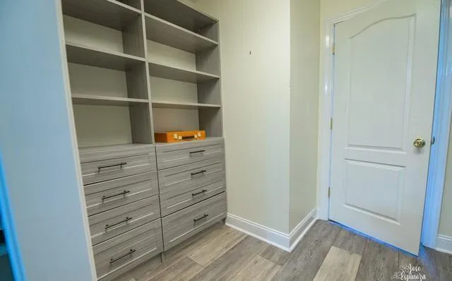 a view of walk in closet