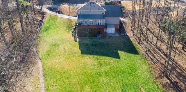 a view of an front door