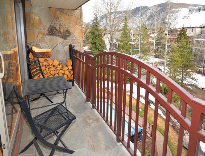 120 Willow Bridge Road, Unit 4H Vail, CO 81657 - Photo 6 of 17 Balcony includes furniture and brand-new