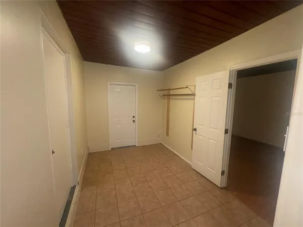 a view of empty room