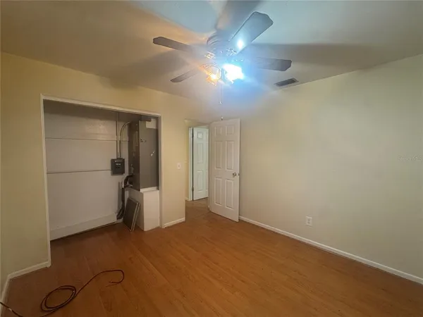 a view of empty room