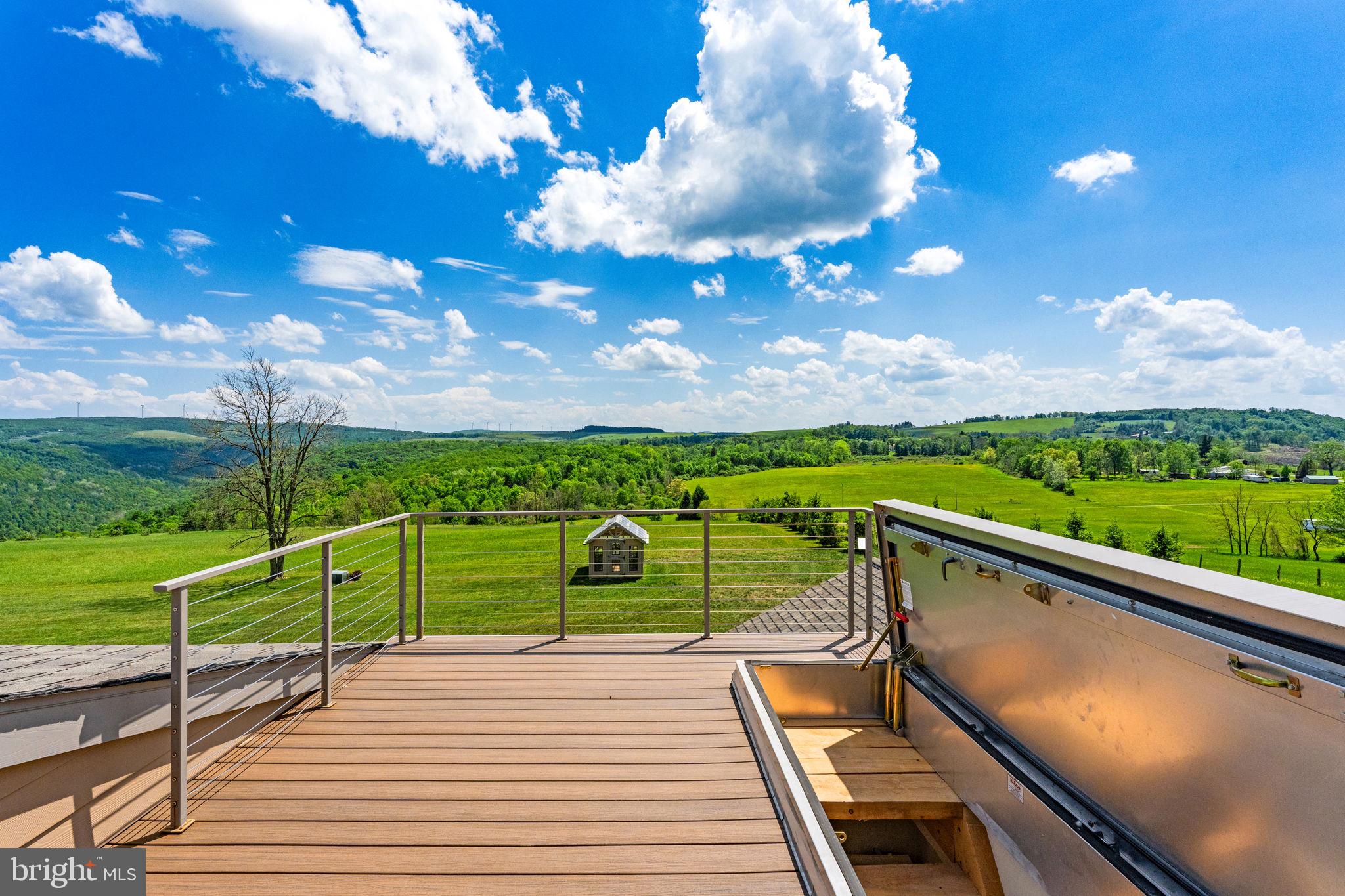 820 Shadyside Road Elk Garden, WV 26717 - Photo 81 of 138 Rooftop Deck with Panoramic Mountain Views