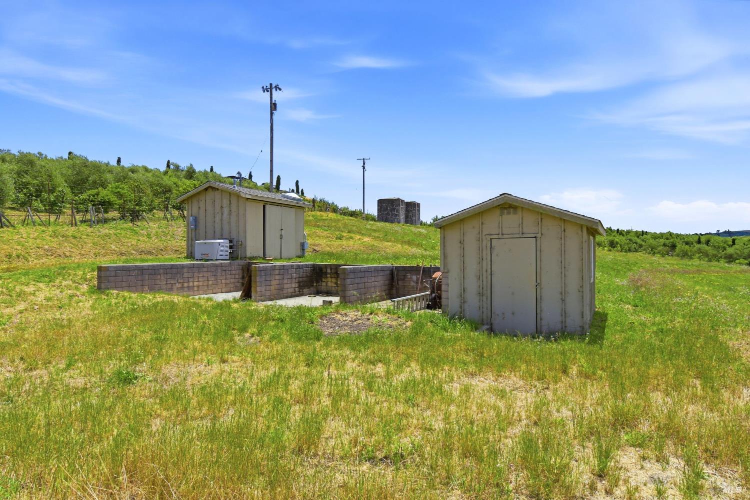 3223 Canfield Road Sebastopol, CA 95472 - Photo 45 of 58 Pump House and Two Water Storage Tanks