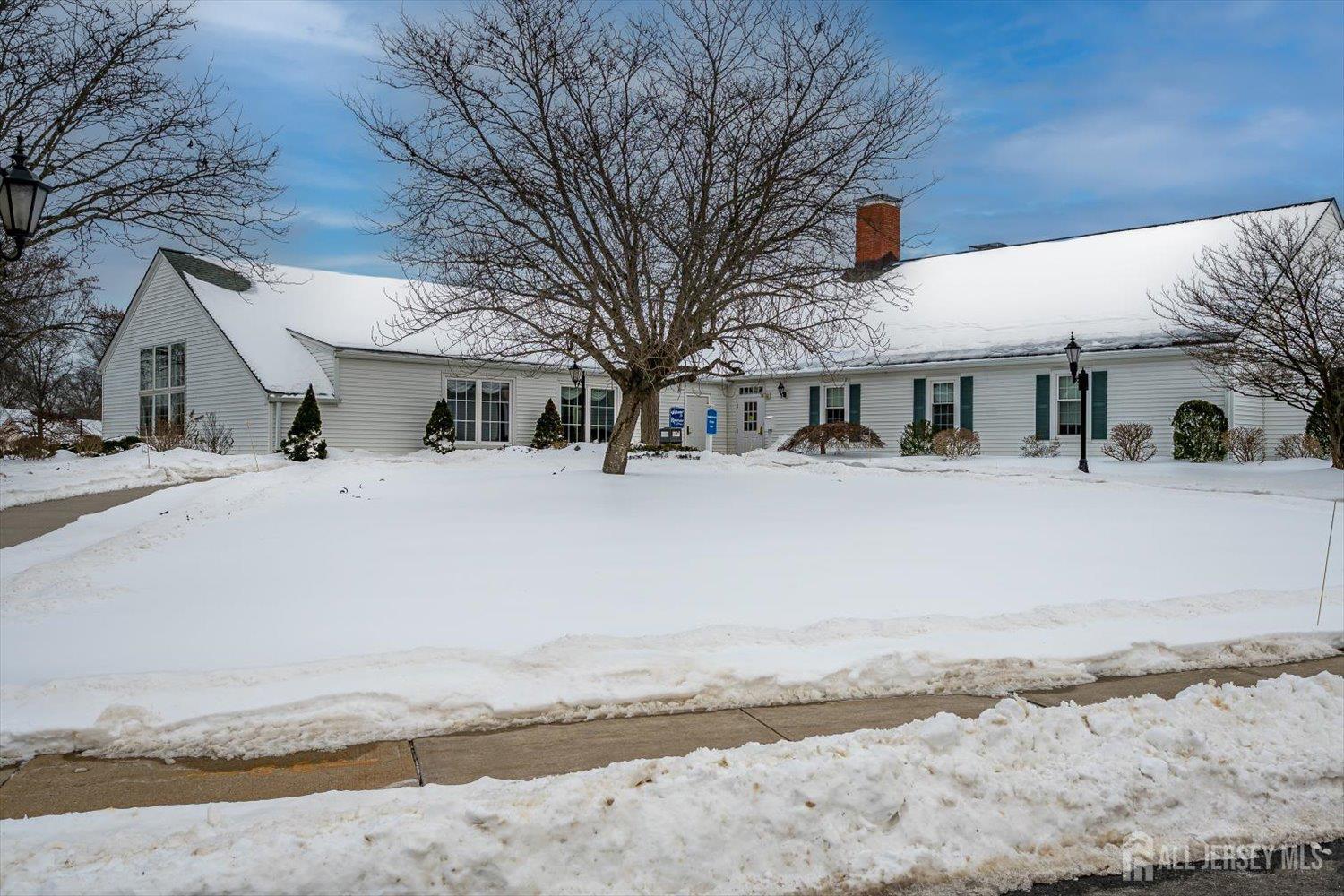 628A Windsor Way, Unit B Monroe Township, NJ 08831 - Photo 45 of 50 a street view covered with snow