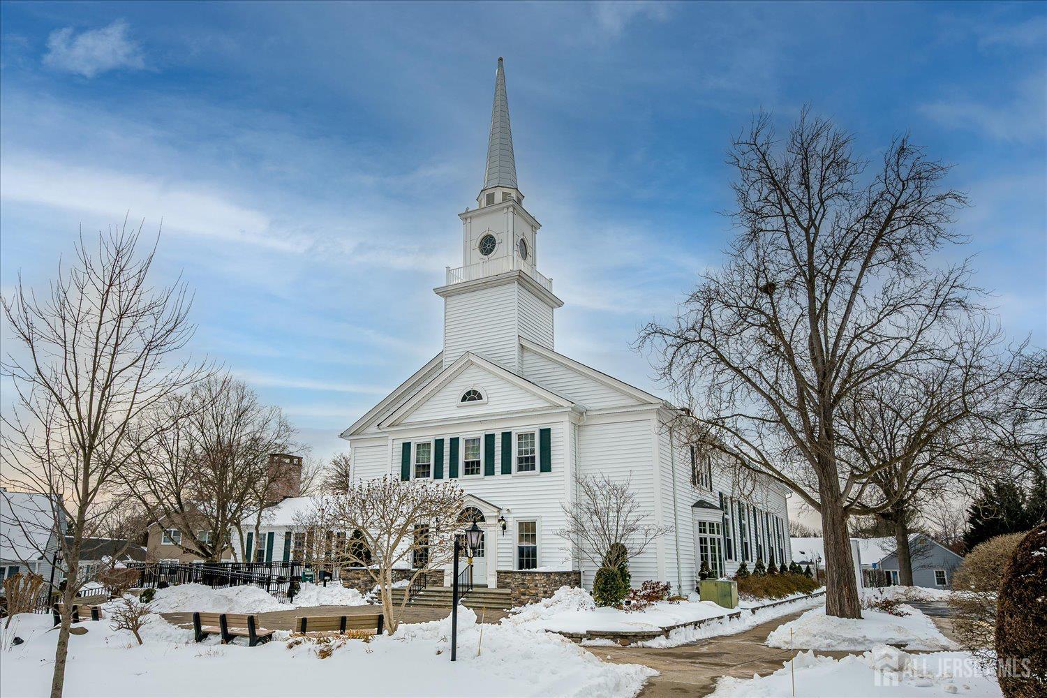 628A Windsor Way, Unit B Monroe Township, NJ 08831 - Photo 48 of 50 a front view of a house with a yard