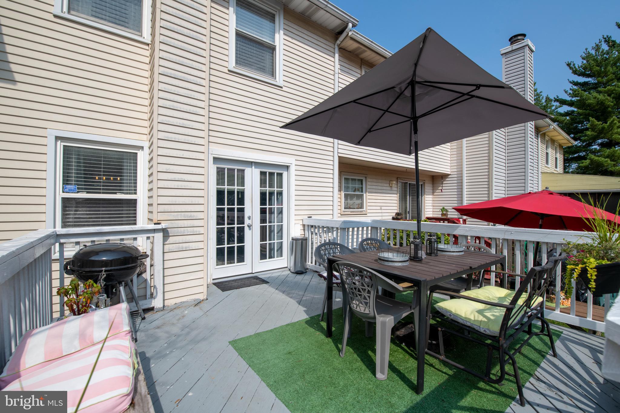 5469 Princess Drive Rosedale, MD 21237 - Photo 40 of 45 Back deck with French doors