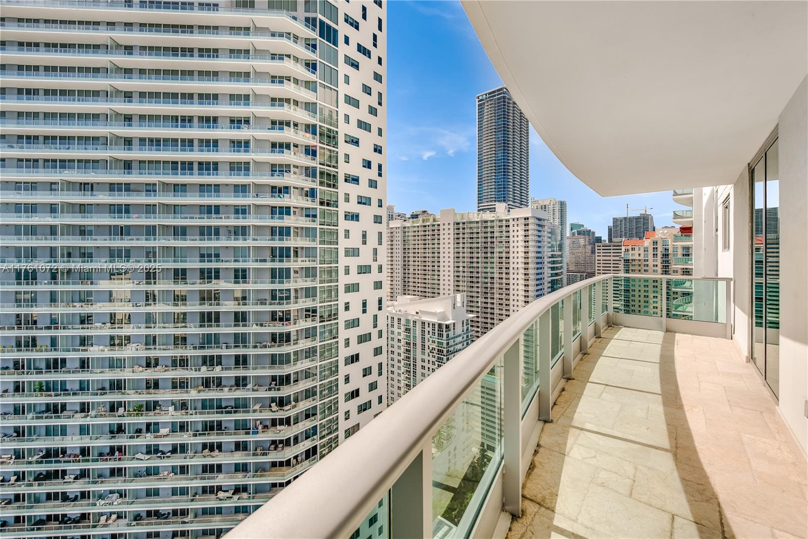 1331 Brickell Bay Drive, Unit 3311 Miami, FL 33131 - Photo 12 of 43 a view of balcony with a balcony