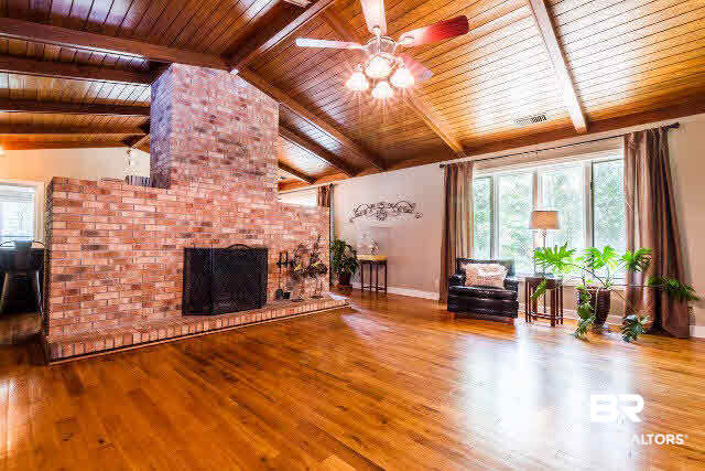 5629 Millhouse Road Gulf Shores, AL 36542 - Photo 26 of 36 Woodburning fireplace