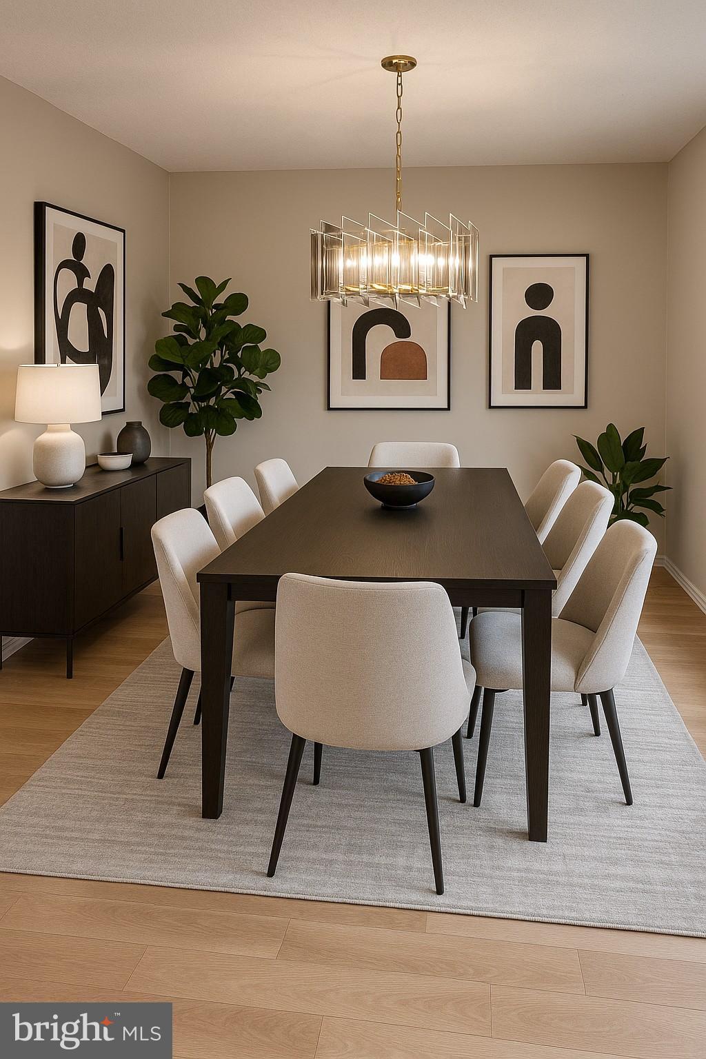 15107 Interlachen Drive, Unit 2815 Silver Spring, MD 20906 - Photo 5 of 35 Dining room virtually staged.