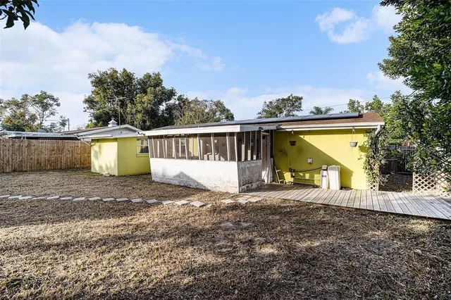 a view of a house with a outdoor space