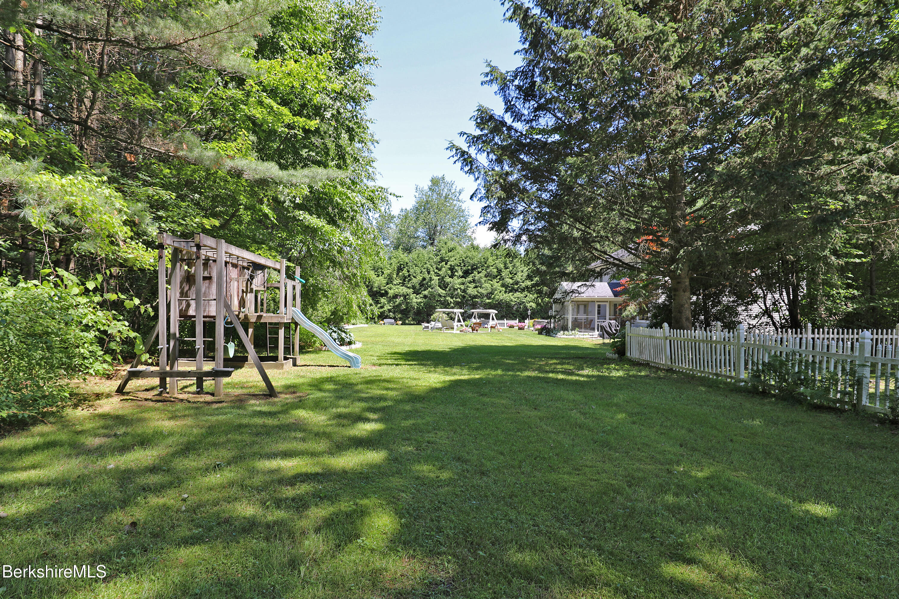 576 Holmes Road Pittsfield, MA 01201 - Photo 47 of 55 VIEW BACK TO THE HOUSE FROM PLAYHOUSE