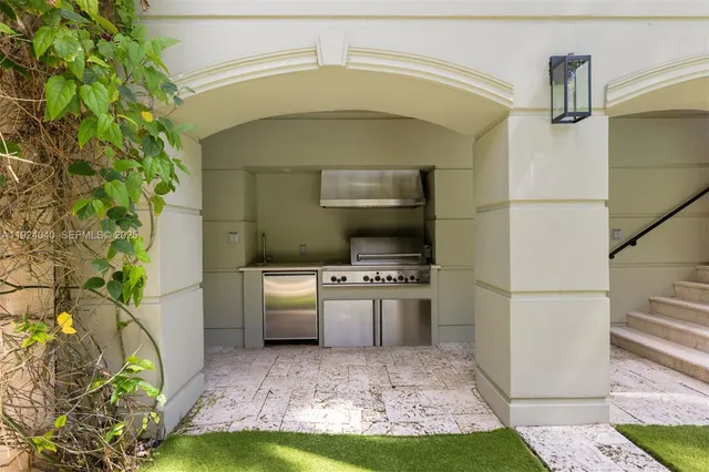 a room with a washer and dryer