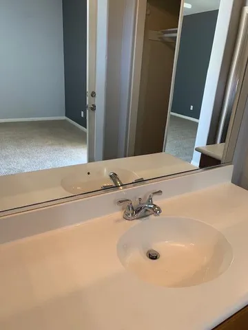 a bathroom with bathtub