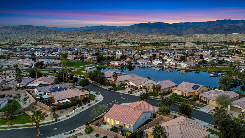 84285 Tramonto Way Indio, CA 92203 - Photo 56 of 63 an aerial view of residential houses with outdoor space