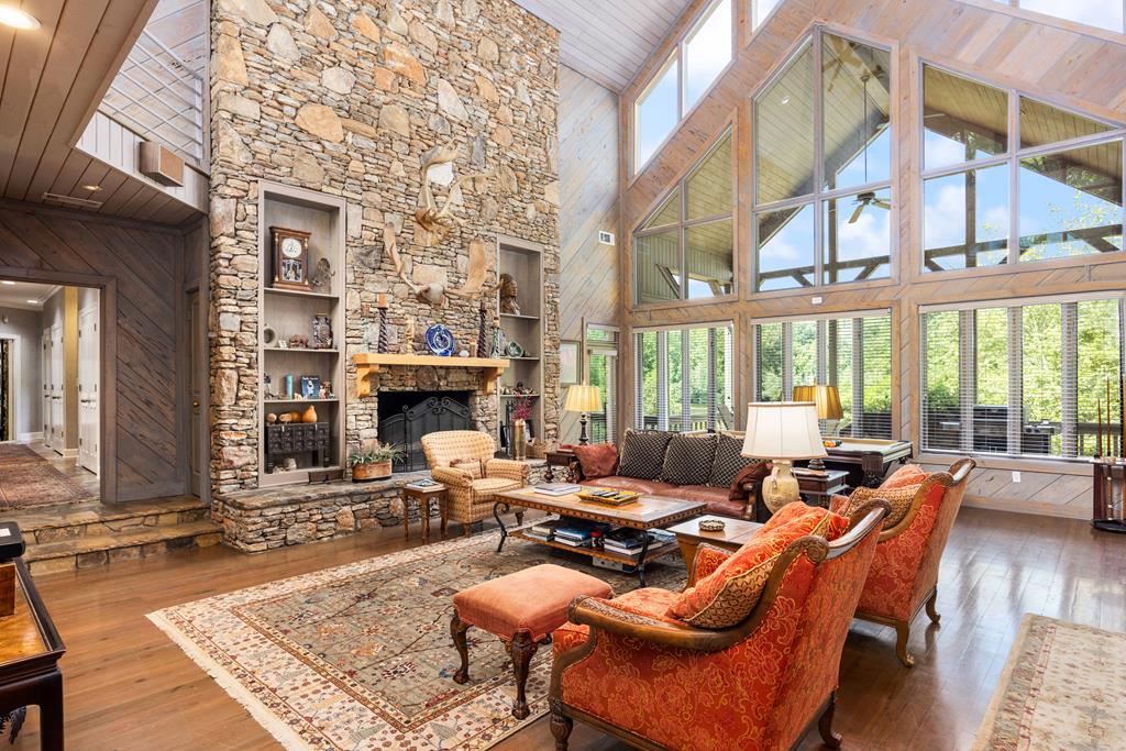 1140 Central Church Road Midland, GA 31820 - Photo 4 of 74 a living room with fireplace furniture and a large window