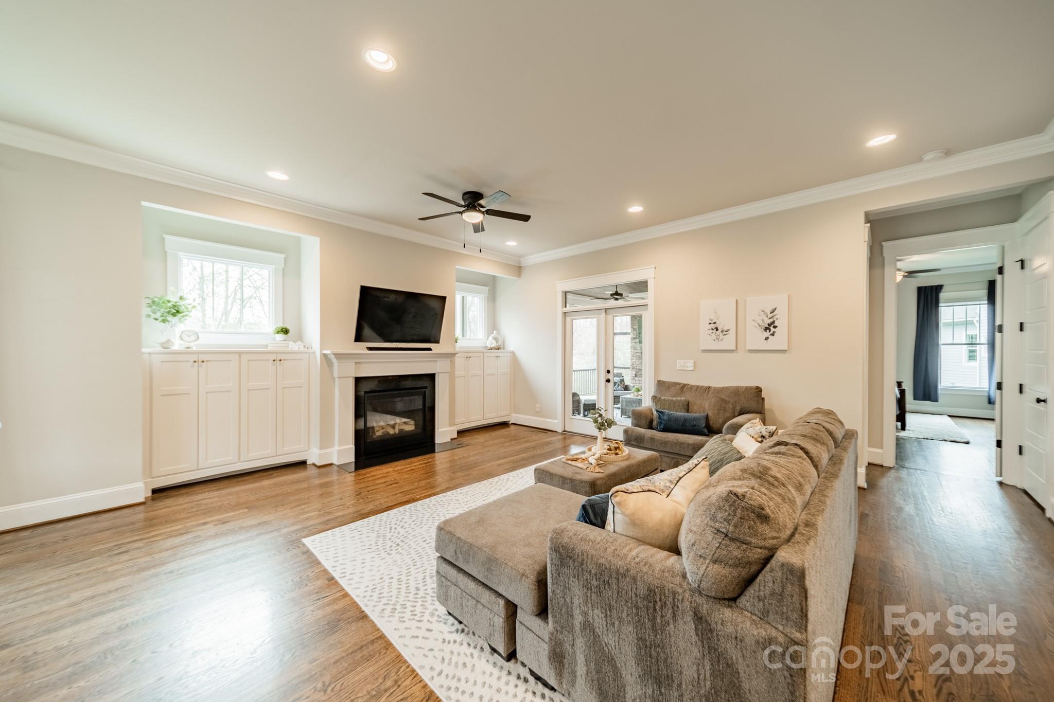 348 Meares Court Fort Mill, SC 29715 - Photo 17 of 47 a living room with furniture and a fireplace