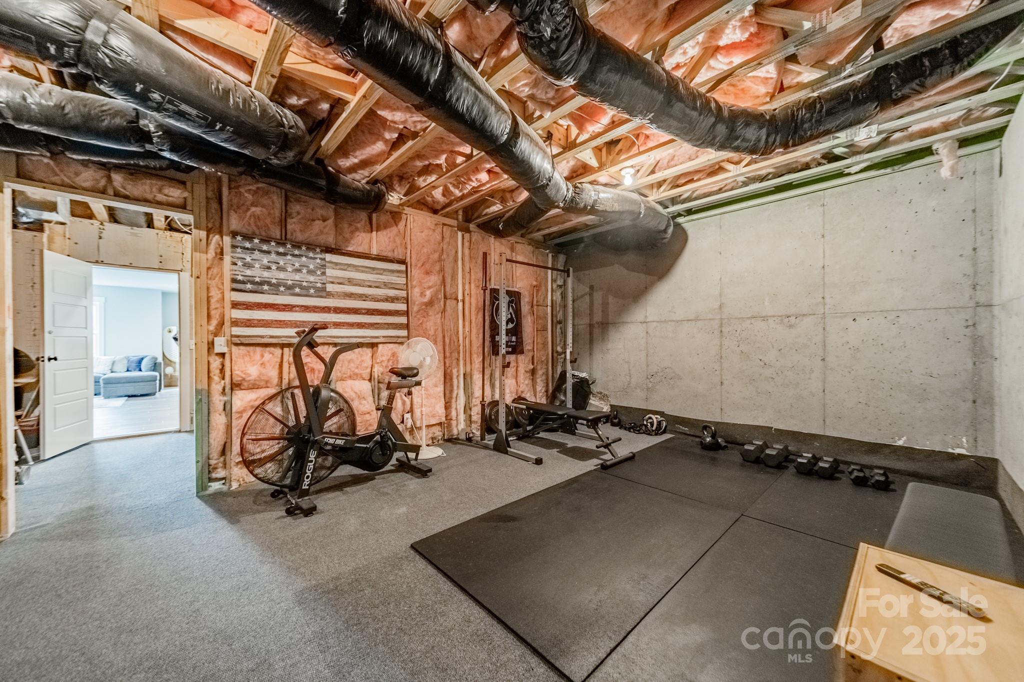 348 Meares Court Fort Mill, SC 29715 - Photo 39 of 47 a view of a room with gym equipment