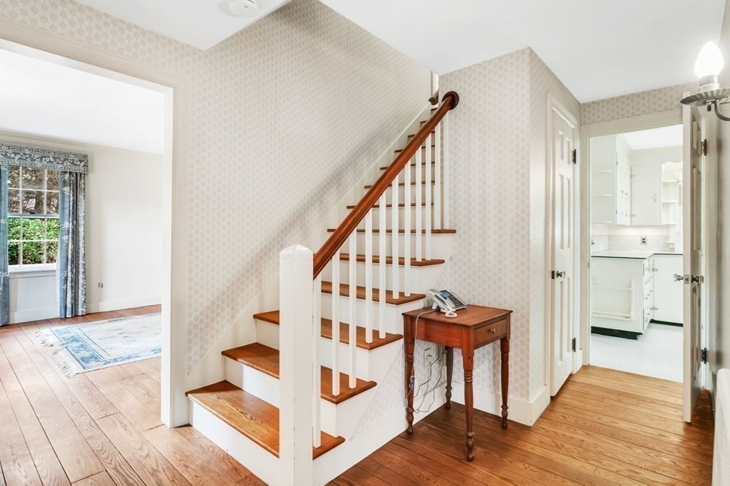 30 Green River Road Greenfield, MA 01301 - Photo 22 of 34 a view of an entryway with wooden floor and staircase