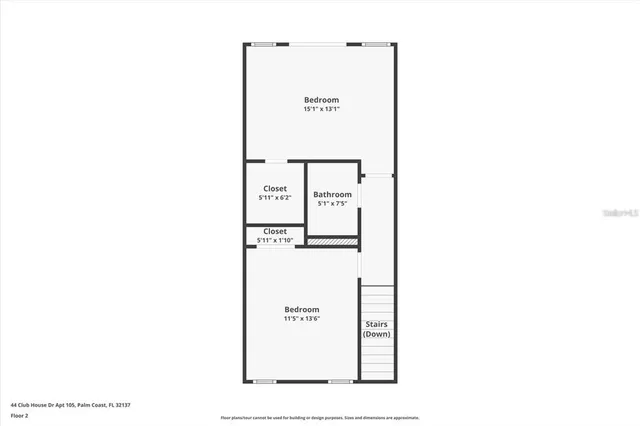 $1,750 | 44 Club House Drive, Unit 105, Palm Coast, FL 32137