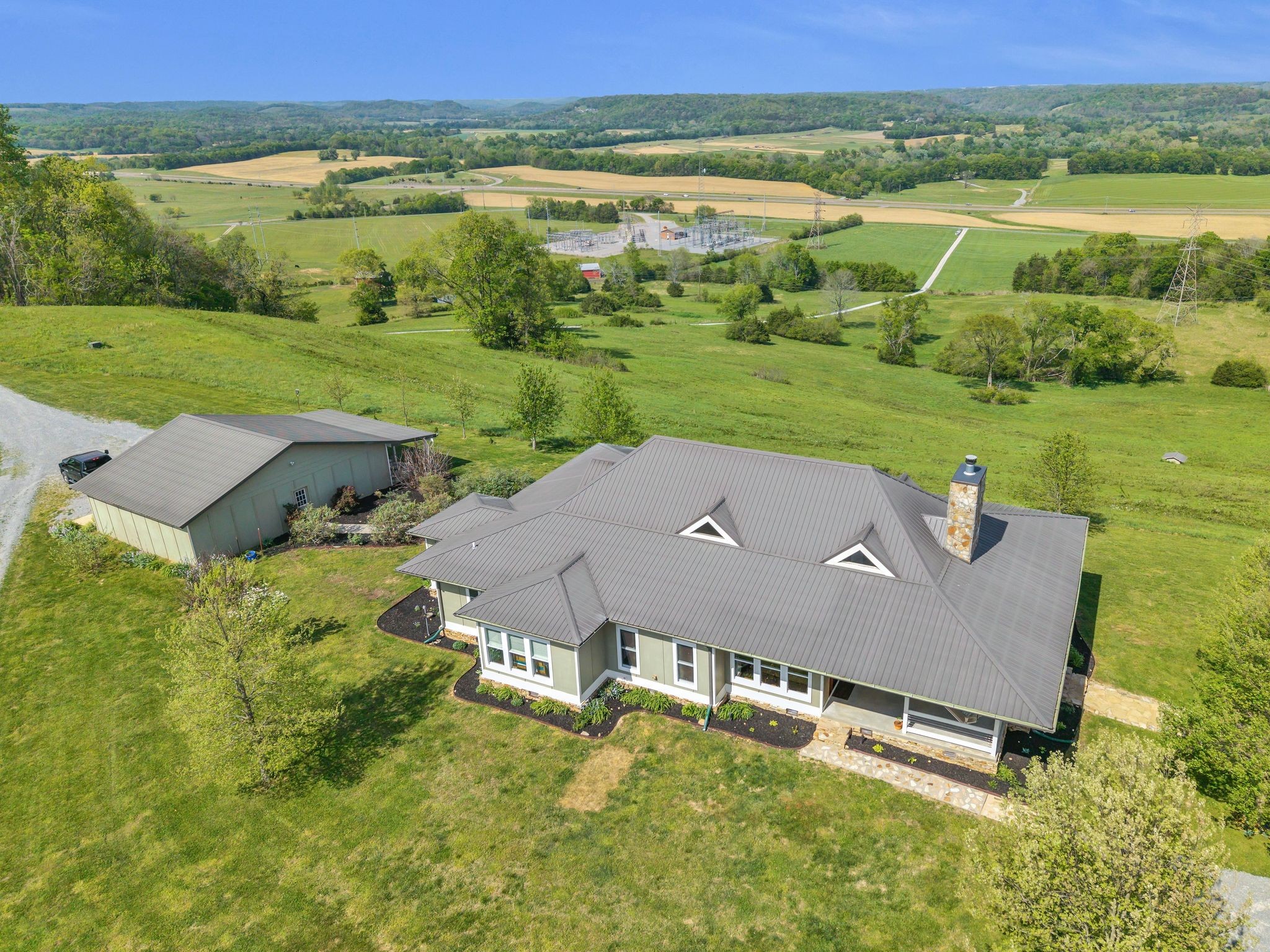 39 Fayetteville Road Kelso, TN 37348 - Photo 66 of 75 an aerial view of a house with big yard